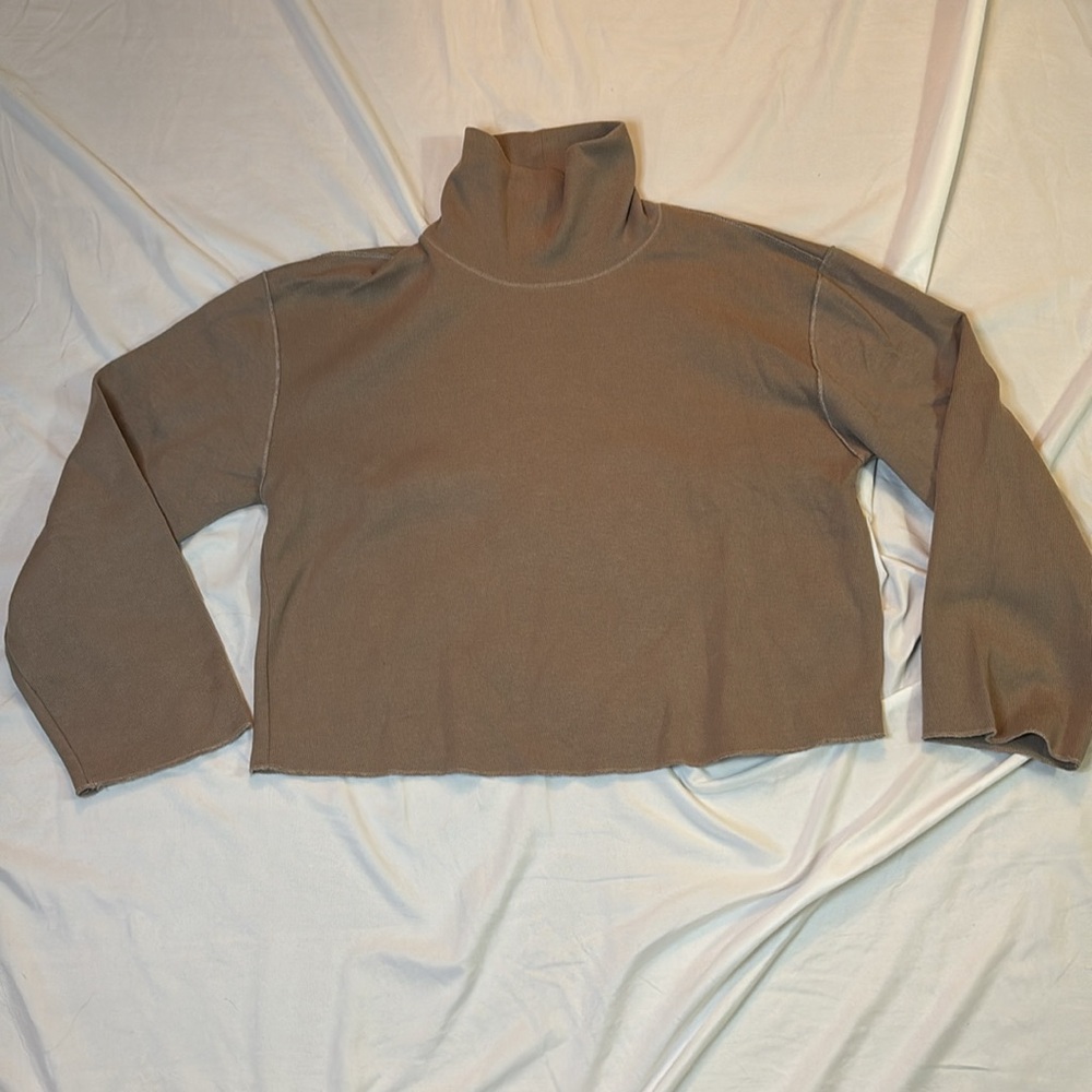 Zara oversized crop sweater size small